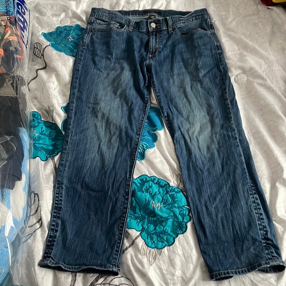 Banana republic blue jean capris